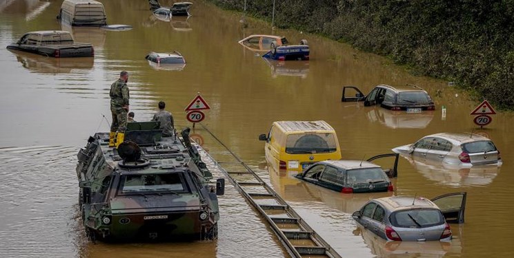 شمار قربانیان سیل اروپا 