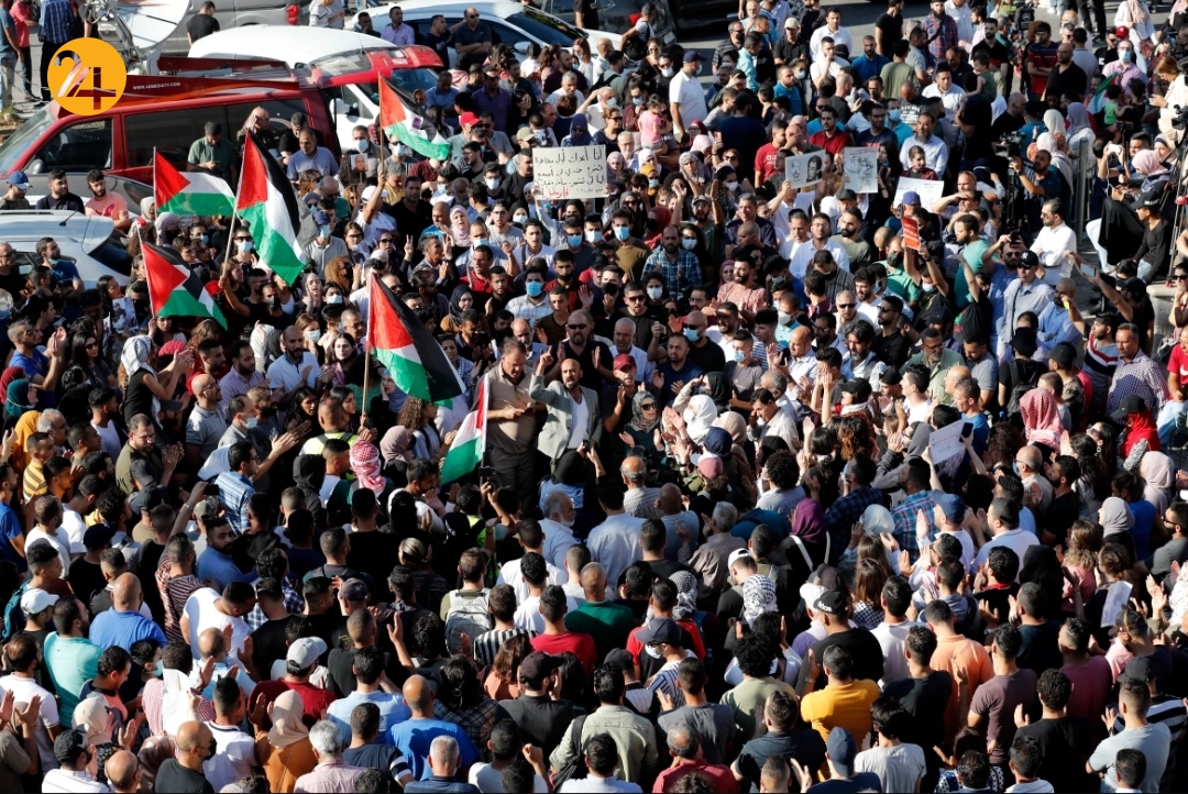 اعتراضات گسترده در رام الله علیه قتل نزار بنات