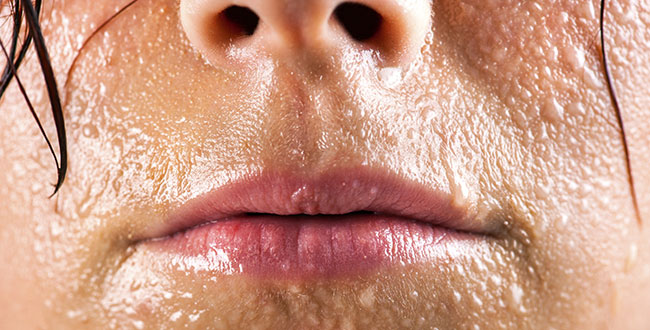 فواید عرق کردن