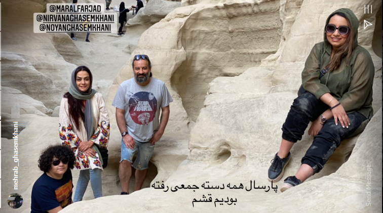 تبریک بسیار ویژه مهراب قاسم خانی برای تولد مارال فرجاد! + عکس