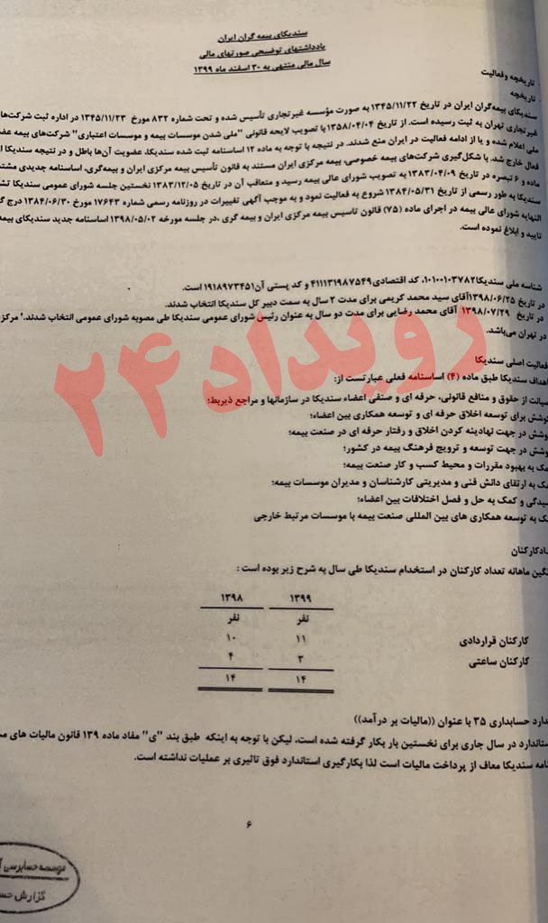 سندیکای بیمه گران ایران سندیکای بیمه گران ایران