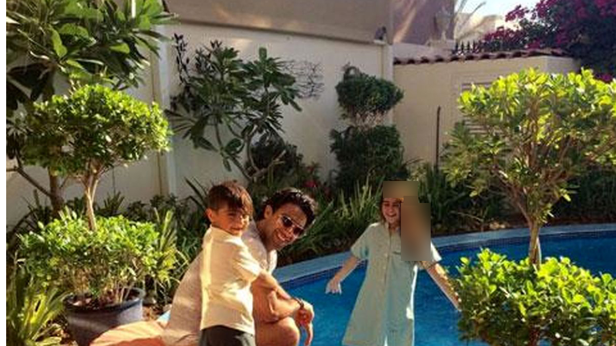 دختر زیبای فرهاد مجیدی در استخر خانه ویلایی + عکس دختر فرهاد مجیدی