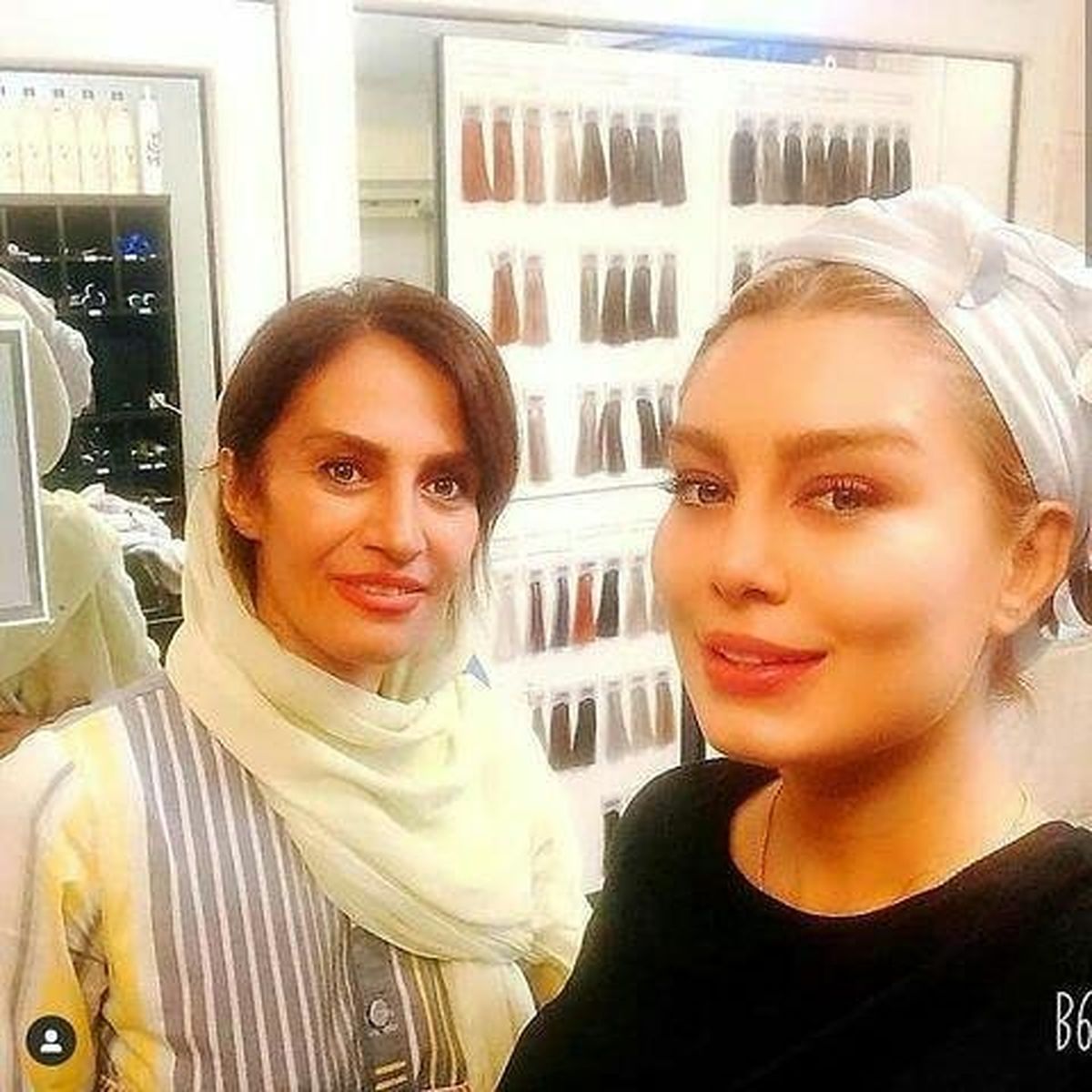 سحر قریشی در آرایشگاه + عکس سحر قریشی