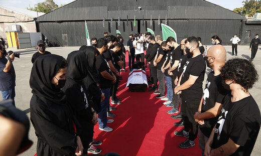 ناگفتههایی از مراسم تشییع ارشا اقدسی مراسم تشییع ارشا اقدسی