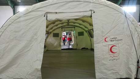 آغاز به‌کار ۵ بیمارستان صحرایی هلال‌احمر