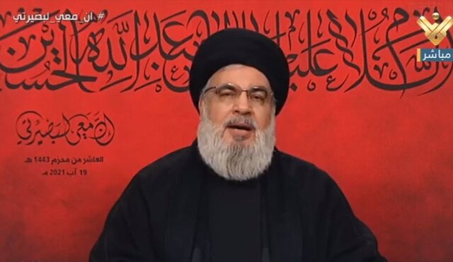 سید حسن نصرالله: آمریکا بعد از شکست در افغانستان، از عراق و سوریه هم می‌رود +فیلم