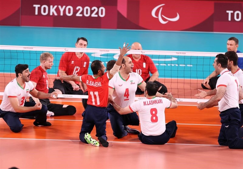 قهرمانی والیبال نشسته ایران در پارالمپیک توکیو