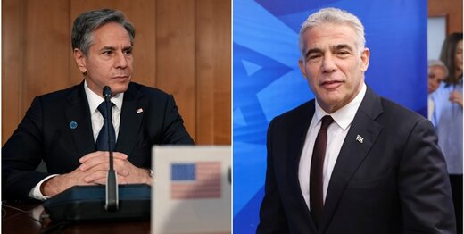 دعوت بلینکن از لاپید برای گفتگو درباره ایران