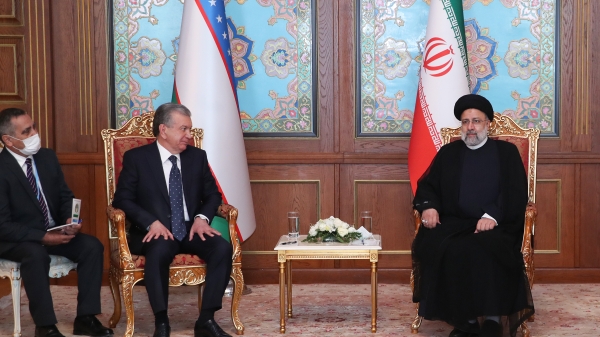 دیدار رئیسی با رئیس جمهور ازبکستان