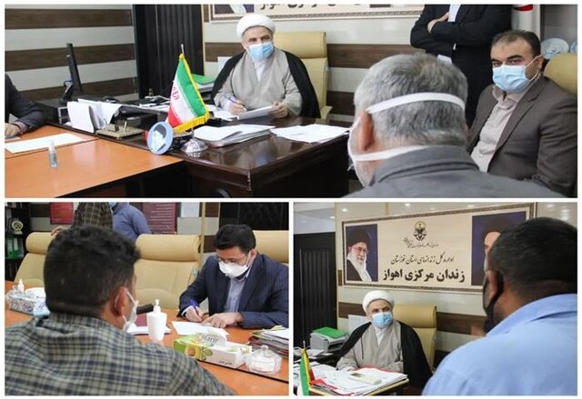 دیدار رئیس دادگستری خوزستان با زندانیان امنیتی