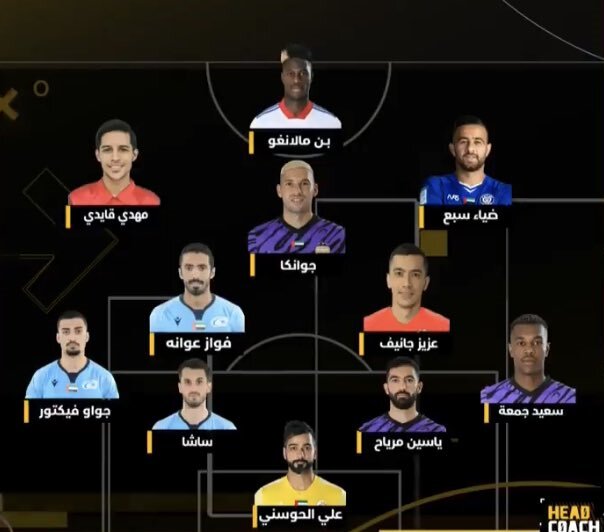 قائدی بهترین بازیکن هفته لیگ برتر امارات شد +عکس