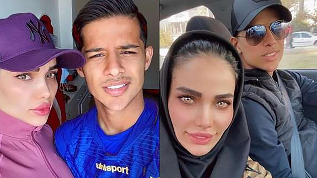 کشف حجاب همسر مهدی قائدی 