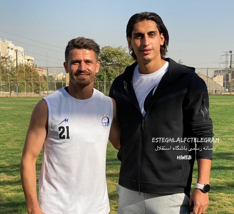 حضور ناگهانی مدافع جدا شده در تمرین استقلال +عکس حضور ناگهانی مدافع جدا شده در تمرین استقلال +عکس