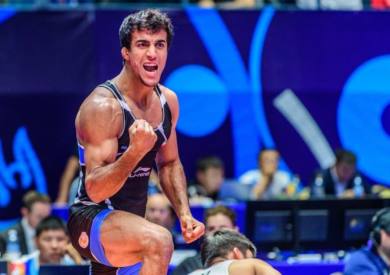 اولین مدال کشتی فرنگی به دست آمد / «گرایی» برنز گرفت محمد علی گرایی