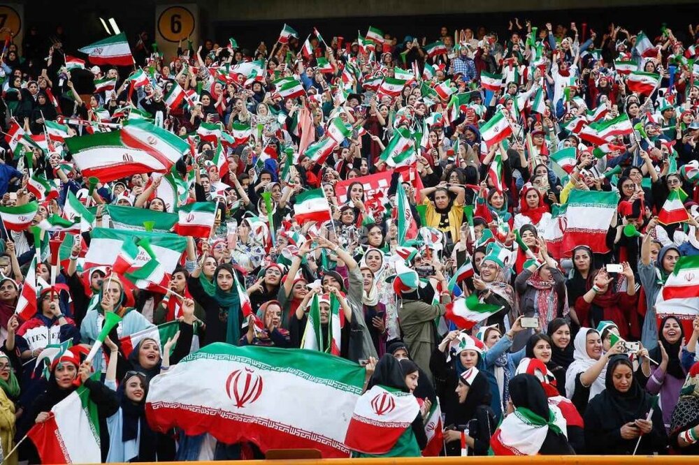تعداد تماشاگران زن ایرانی در دیدار برابر کره جنوبی