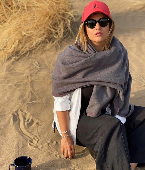 استایل دنیا مدنی در کویر مرنجاب + عکس دنیا مدنی در کویر مرنجاب