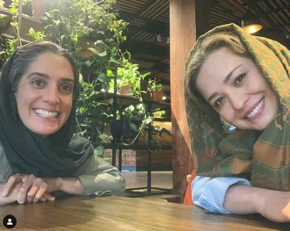 مهراوه شریفی نیا و رفیق قدیمی اش در کافه+ عکس مهراوه شریفی نیا و رفیق قدیمی اش