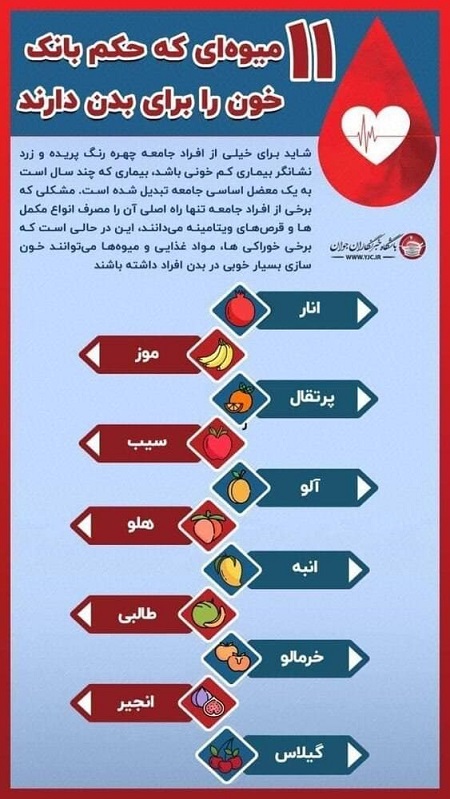 میوه‌ای که حکم بانک خون را برای بدن دارند