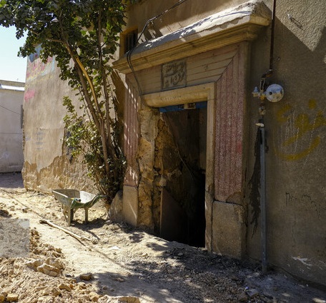 تخریب یک حمام تاریخی 