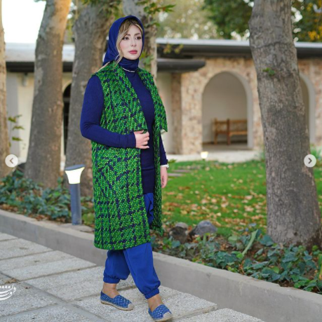 نیوشا ضیغمی در باغ پاییزی +عکس نیوشا ضیغمی