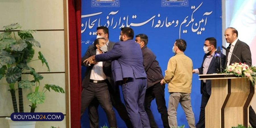 سیلی زدن به استاندار آذربایجان