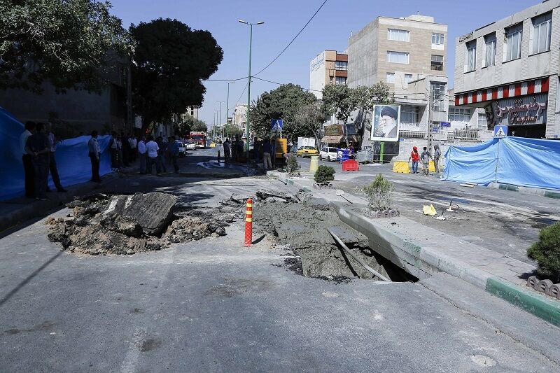 فرونشست زمین در تهران