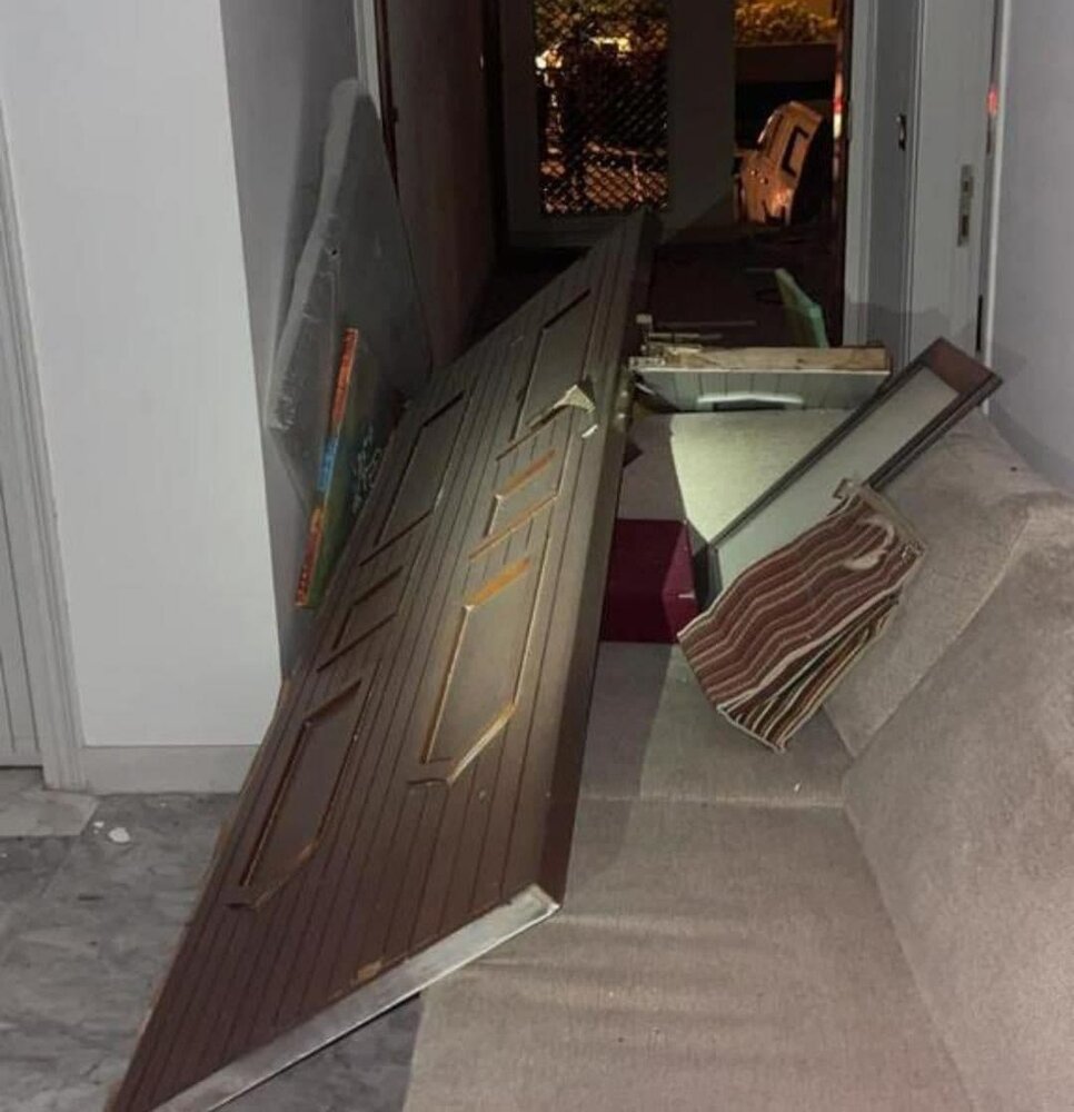 تصاویری از منزل نخست وزیر عراق پس از حمله پهپادی