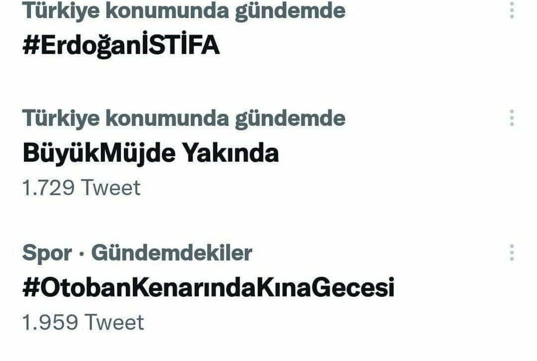 هشتگ اردوغان استعفا در ترکیه ترند شد