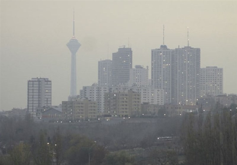 ۱۱ نقطه تهران در شرایط قرمز آلودگی هوا/ هوای تهران، ناسالم برای همه گروه‌ها