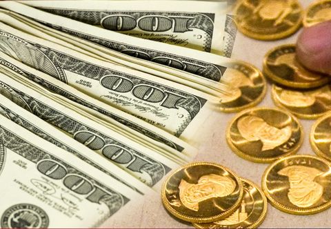قیمت ارز، دلار، یورو، سکه و طلا ۱۴۰۰/۰۸/۰۶