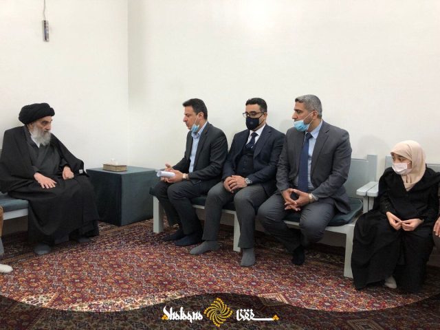 دیدار جمعی از کودکان مبتلا به سرطان با آیت الله سیستانی+ تصاویر دیدار جمعی از کودکان مبتلا به سرطان با آیت الله سیستانی+ تصاویر