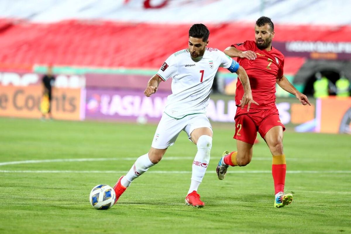 فوتبال ایران و لبنان 