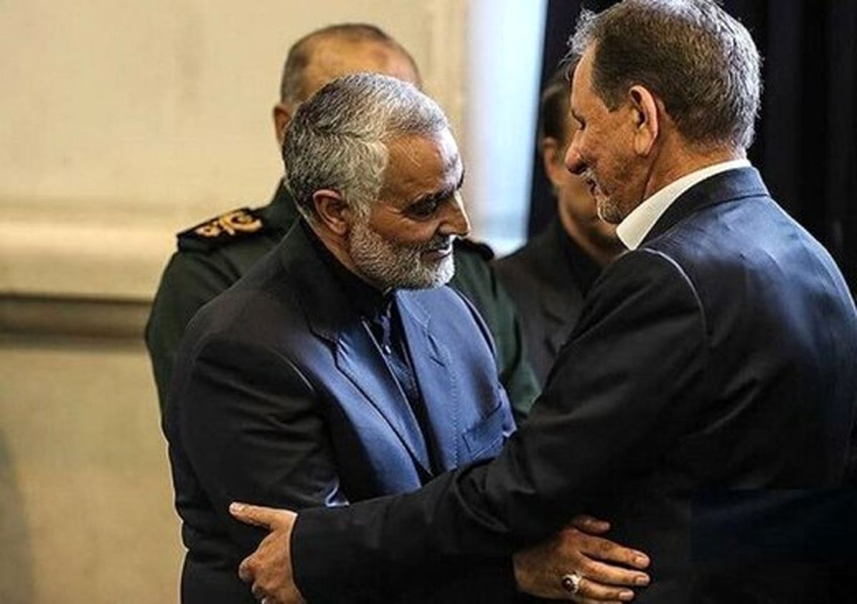 دل‌نوشته اسحاق جهانگیری برای سردار سلیمانی؛ اگر الان بود به دنبال گشایش بود نه تحمیل سلیقه