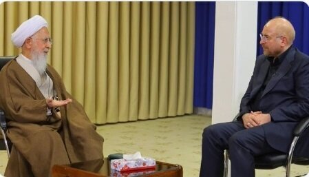 دیدار قالیباف و آملی لاریجانی