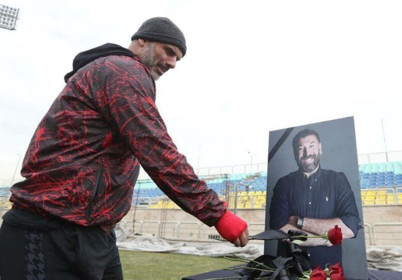 ادای احترام پرسپولیسی‌ها به علی انصاریان