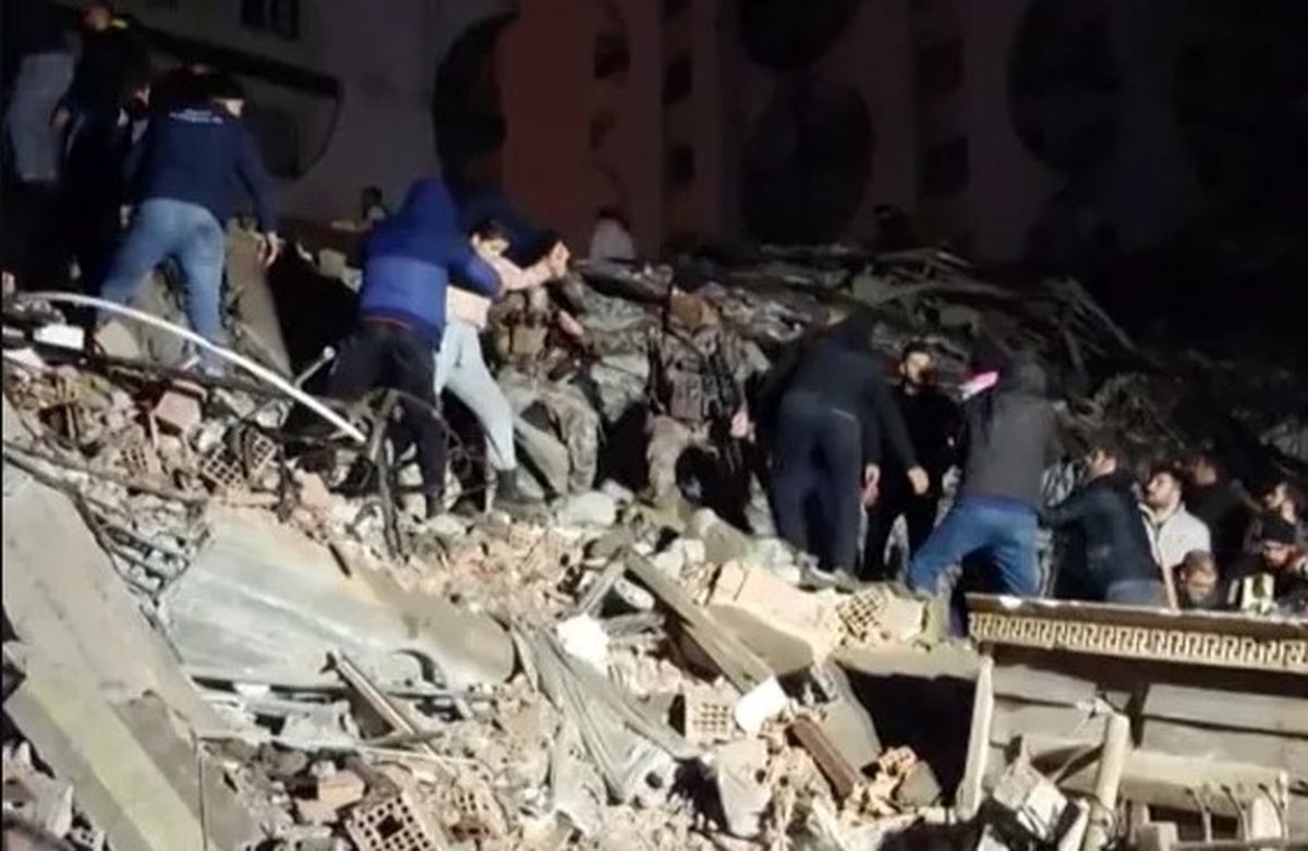 تصاویر وحشتناک از زلزله ترکیه + فیلم