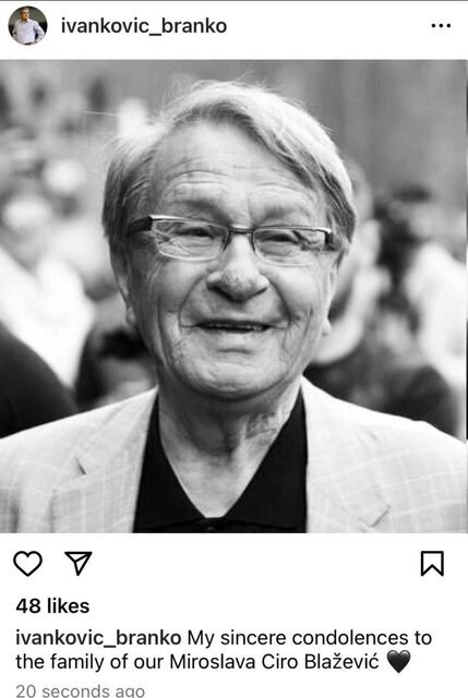 میروسلاو بلاژویچ سرمربی اسبق تیم ملی ایران درگذشت