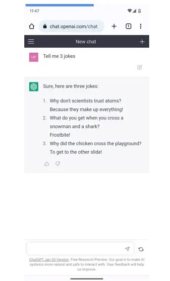 نحوه استفاده از ChatGPT در اندروید و iOS