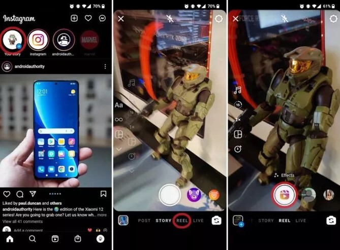 نحوه ساخت Reels در اینستاگرام