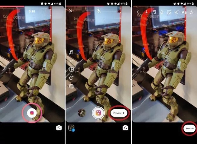 روش ساخت Reels  اینستاگرام