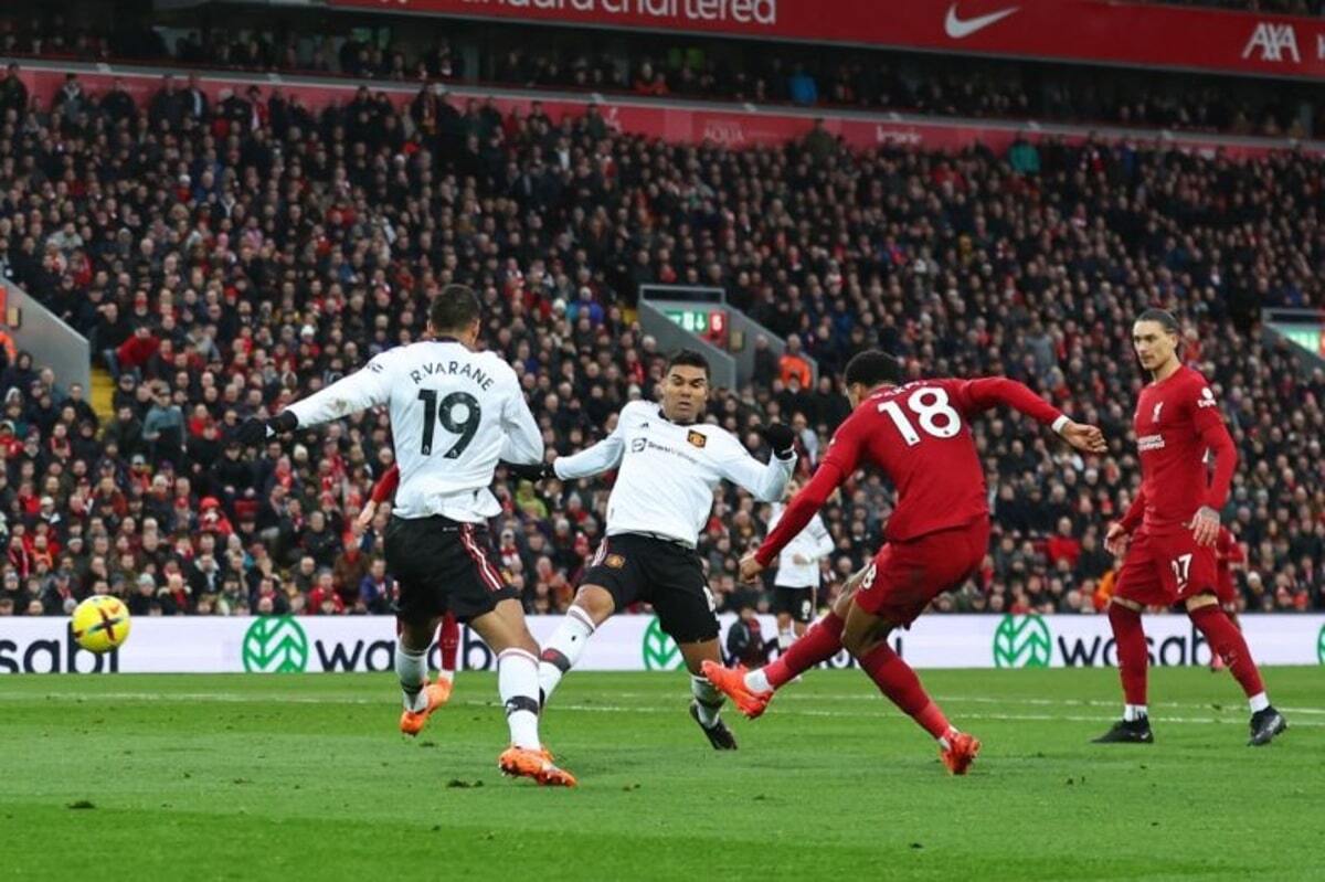 برد لیورپول برابر منچستریونایتد