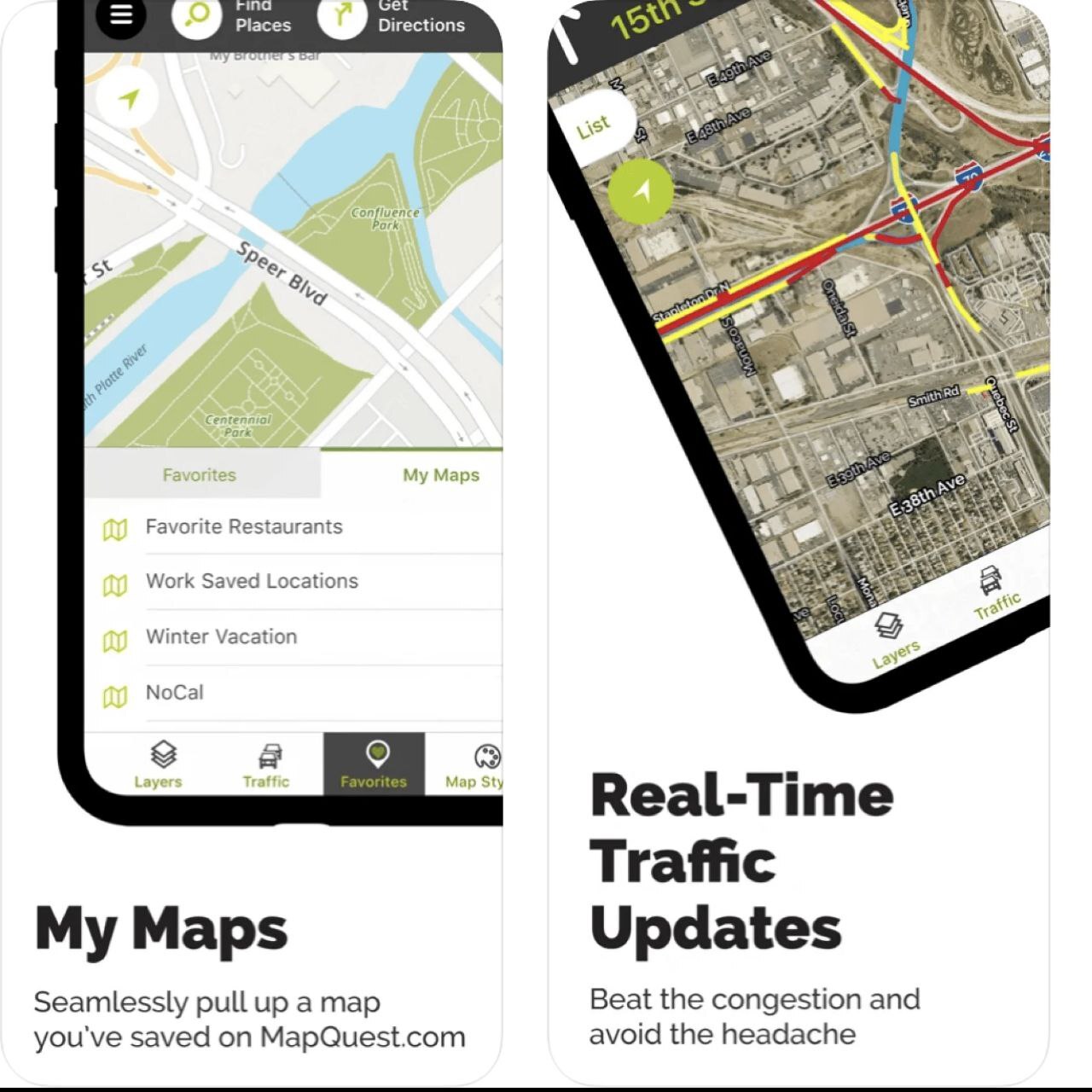 برنامه mapquest