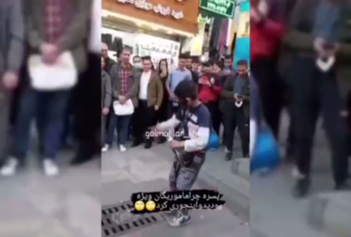 وحشت عجیب یک کودک نوازنده دوره گرد از مامور یگان ویژه +فیلم