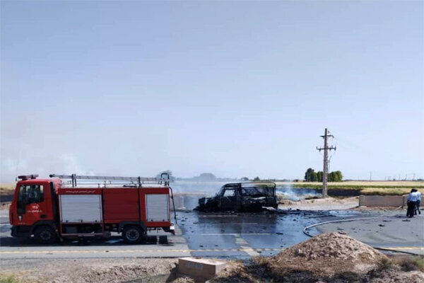 انفجار خودرو نظامی