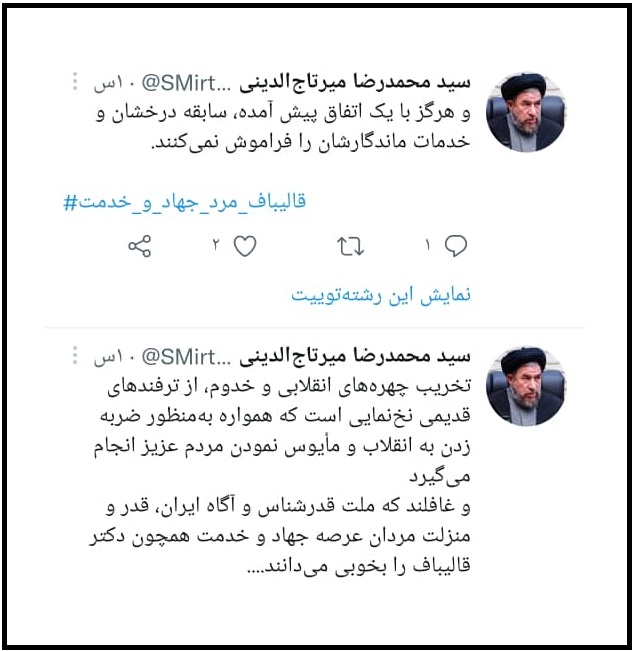 میرتاج الدینی نماینده مجلس