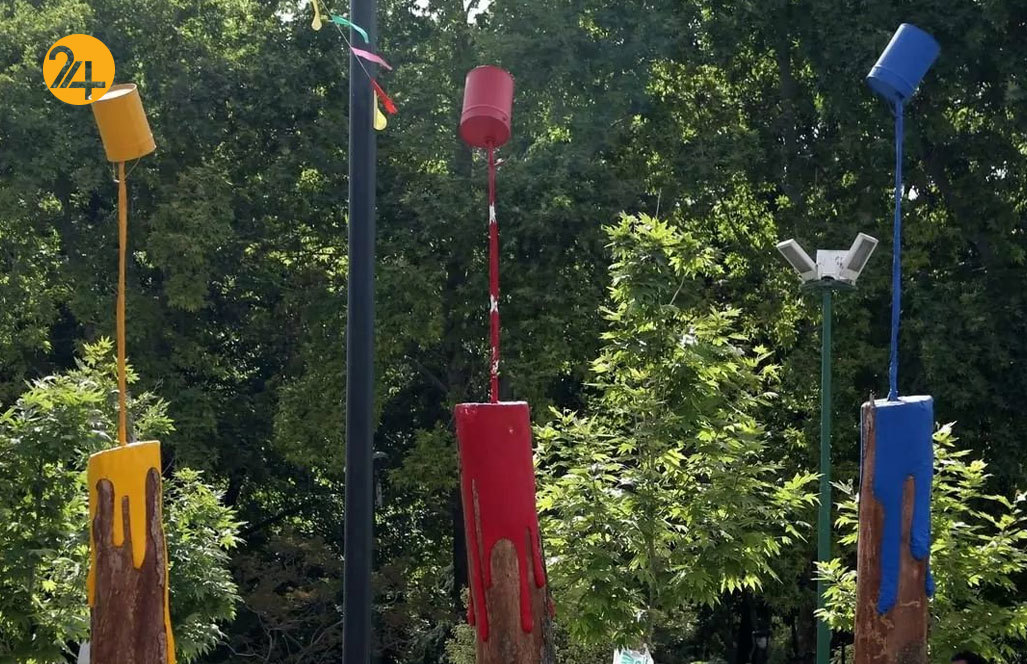 چنارهای بی‌جان ولیعصر جان تازه‌ای یافتند