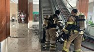 آتش‌سوزی یک مرکز خرید در تهران +فیلم