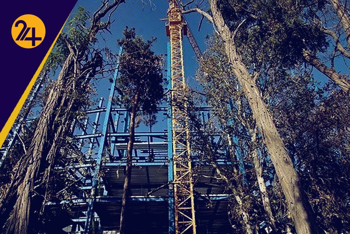 تخریب فضای سبز تهران