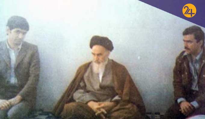 دیدار موسی خیابانی و مسعود رجوی با آیت الله خمینی دیدار موسی خیابانی و مسعود رجوی با آیت الله خمینی