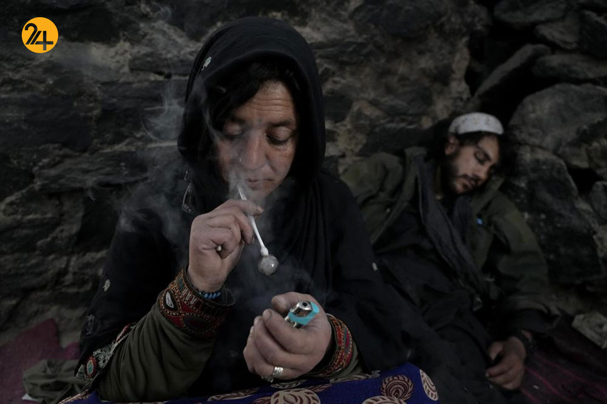 چهره‌ی کریه اعتیاد در افغانستان
